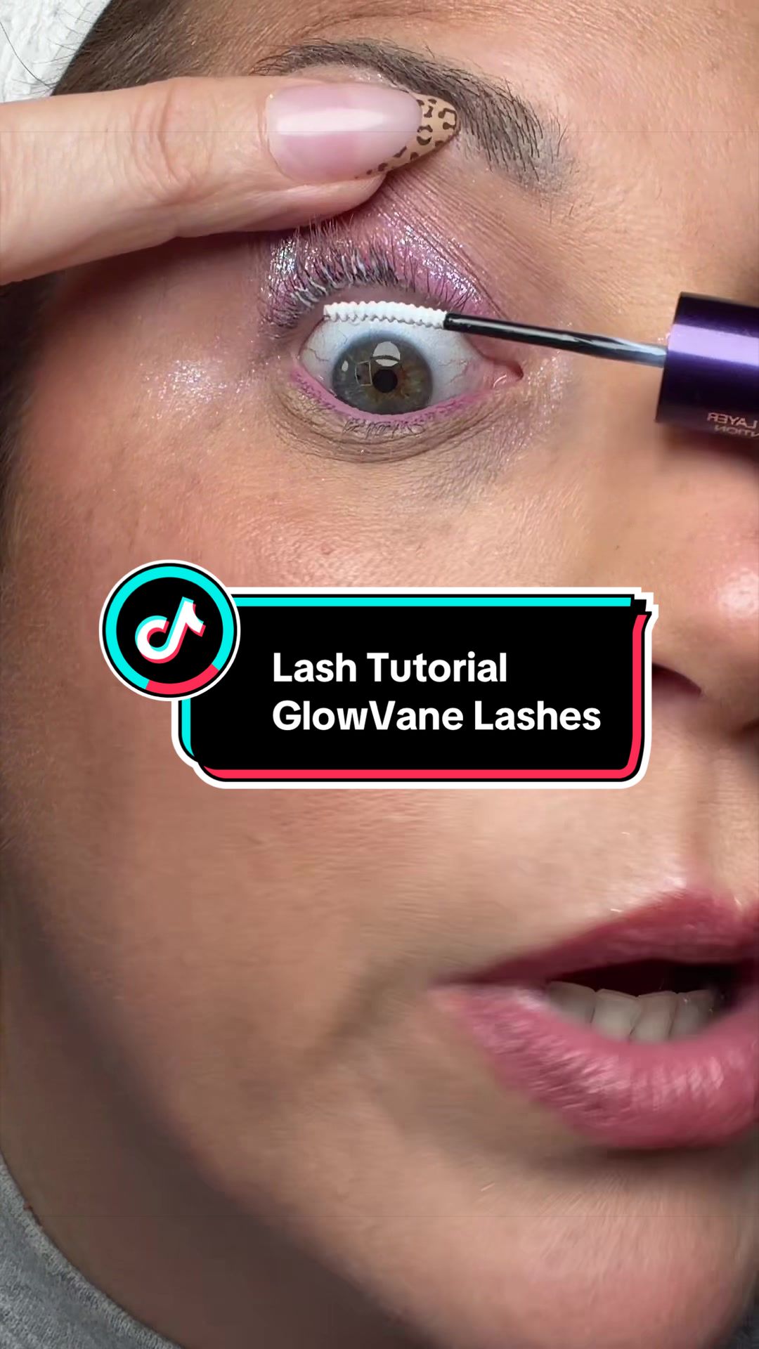 TikTok post by @sobermama82383 for VAVALASH. Caption reads: #stitch with @Gina hope this helps! @Glowvane lash....