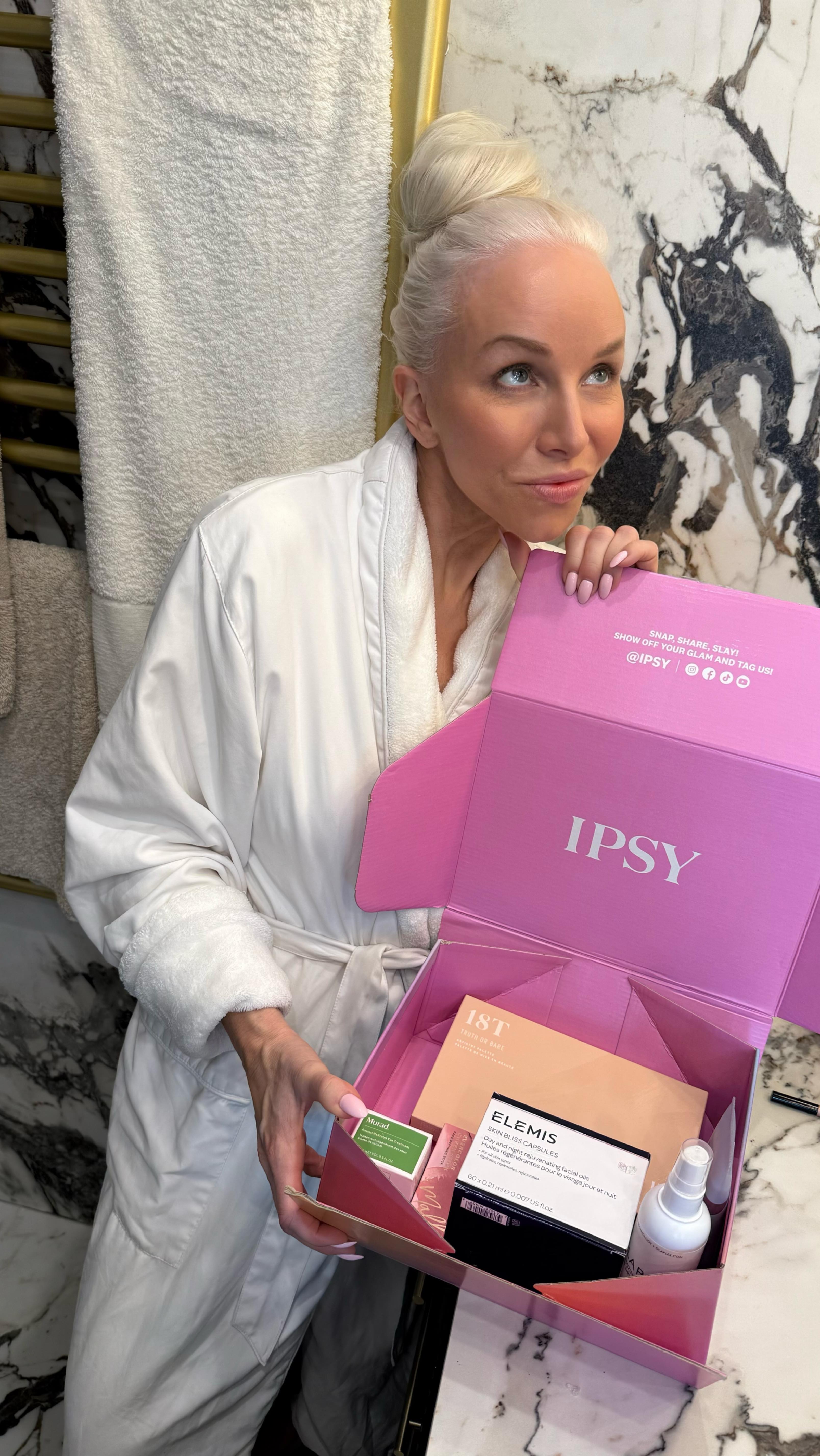 Instagram post by @therealmargaretjosephs for BOXYCHARM. Caption reads: MULTI-TASKERS, BEAUTY LOVERS… Listen up, find your....