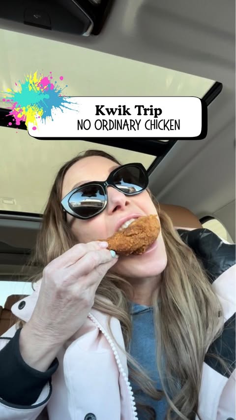 Instagram post by @smalltownme for Kwik Trip. Caption reads: [...] have a different one every day 😅🍗....