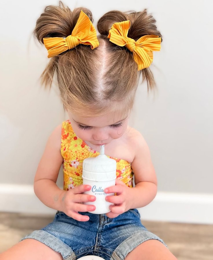 Instagram post by @shanna_maureen for Calla & Friends. Caption reads: Noras loving her new @callaandfriends cup! All of....