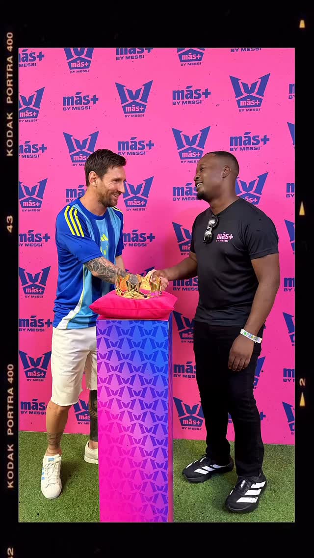 Instagram post by @chefdwightsmith for Más+ by Messi. Caption reads: Beyond grateful for this unforgettable weekend in....