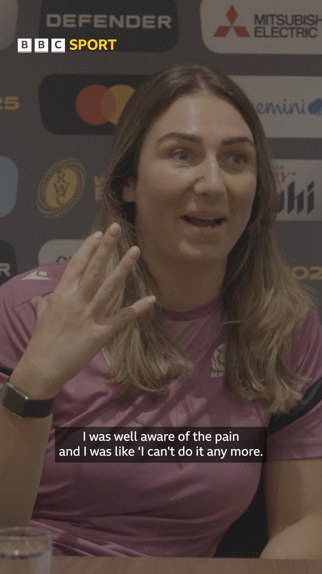 Instagram post by @emmawassell for BBC. Caption reads: 🗣️ "I was screaming my head off. The adrenaline....