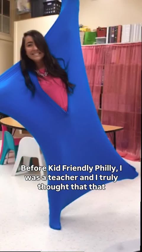Instagram post by @kidfriendlyphilly for Pennie. Caption reads: I never planned on becoming an influencer… until I....