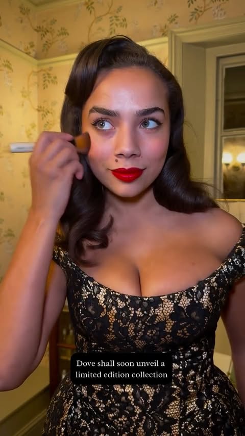 Instagram post by @daisysuttton for Dove. Caption reads: Ad/ I’m so excited to experience the @Dove x....