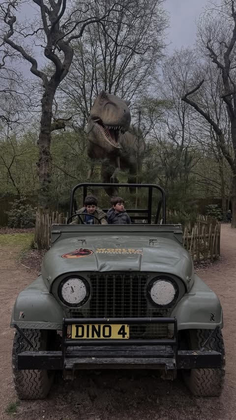 Instagram post by @helenasusa for Hertfordshire Zoo. Caption reads: A wild family day out at Hertfordshire Zoo 🐅🌿 📍....