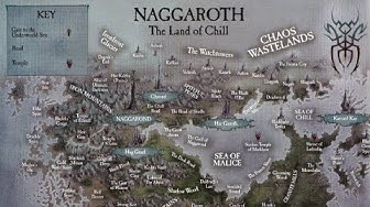 YouTube post by @pancreasnowork9939 for AdamAndEve.com. Caption reads: Warhammer Hotspots - Naggaroth.