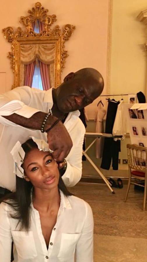 Instagram post by @erroldouglashair for London Fashion Week. Caption reads: Fashion is not just an industry it’s a battlefield....