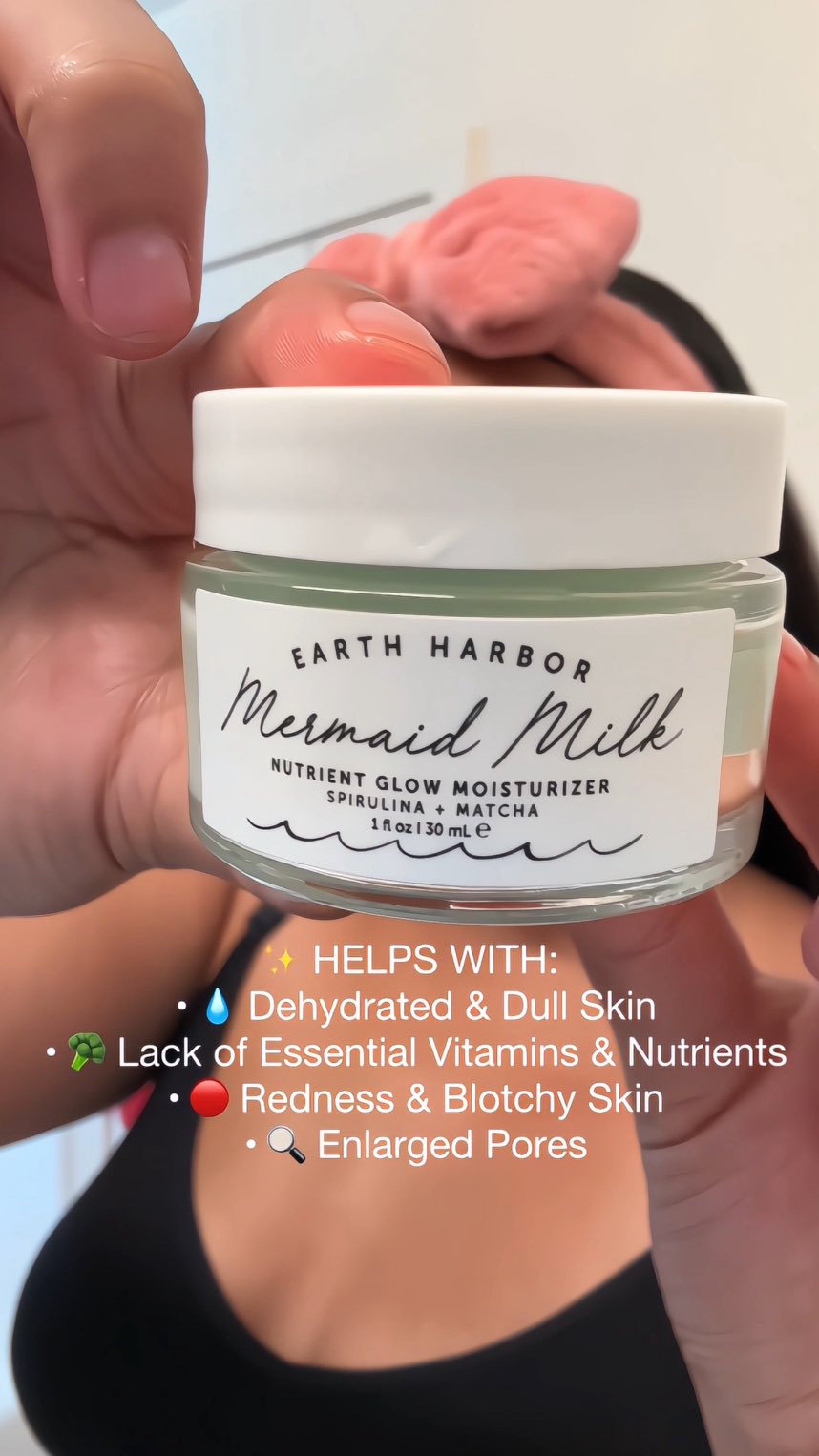 Instagram post by @brittnea.nn for Earth Harbor. Caption reads: [...] many moisturizers, but this one from....