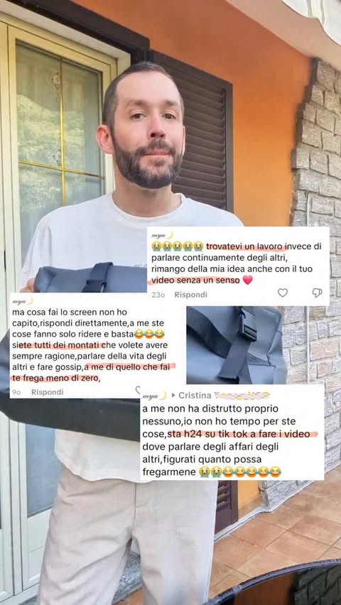 Instagram post by @samuelemoriggia for Herboxa. Caption reads: Affezionato a Mya ormai 🤍 @herboxa #herboxa #adv.