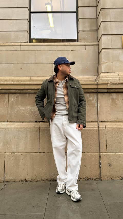 Instagram post by @carlkho_ for Amazon Fashion. Caption reads: [...] jacket just did all the talking....