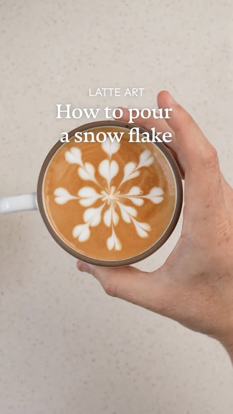 Instagram post by @goldenbrown.coffee for Subminimal. Caption reads: [...] how to pour a Christmas....