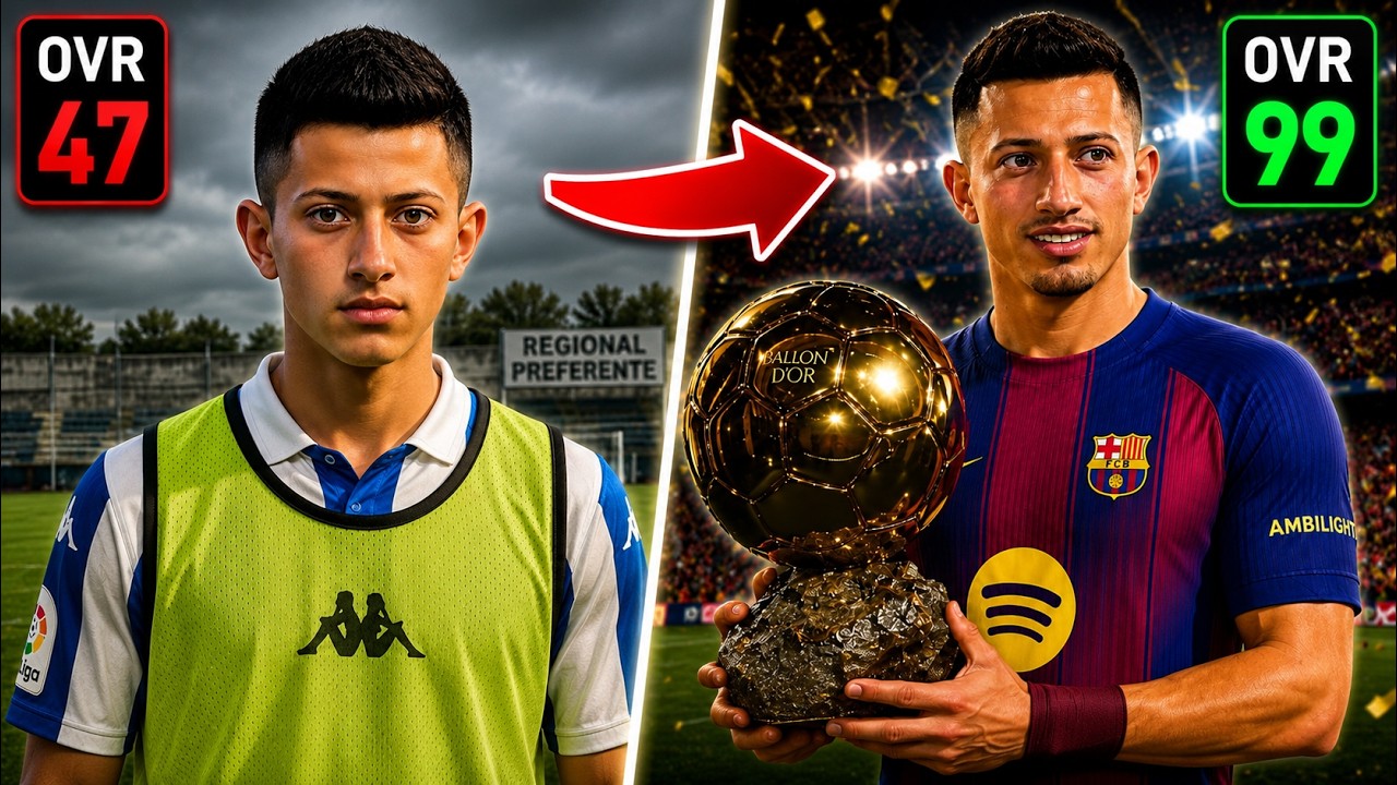 YouTube post by @Sergamer1 for Ultimate Ears Pro. Caption reads: From 0 to Legend ⚽ | FULL STORY MODE - EA FC 2026....