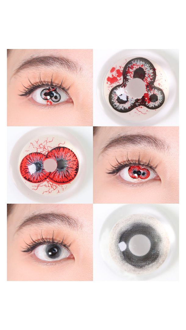 Instagram post by @sweetycon for UNIQSO. Caption reads: New horror lenses demo!👻
Too real. Too close. Too....