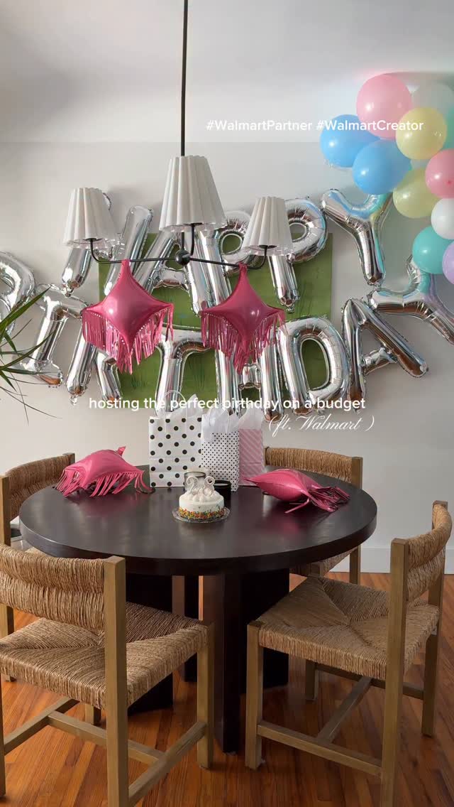 Instagram post by @lillyybearrr for Walmart Creator. Caption reads: #WalmartPartner celebrating anything just became....