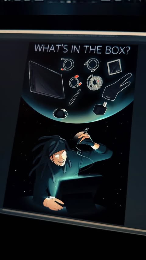 Instagram post by @colehairlesscat for HUION. Caption reads: Thank you so much, @huiontablet!

For 12%, use my....