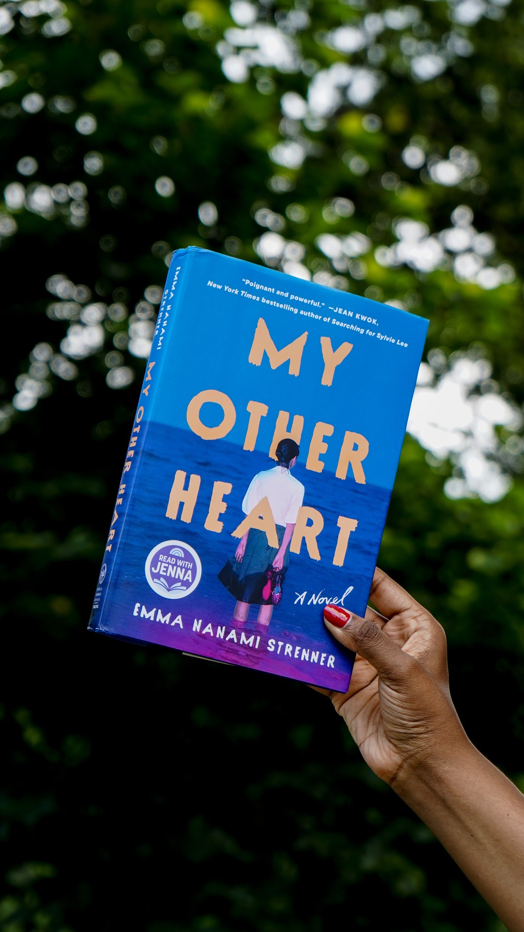 Instagram post by @readwithjenna for Viking Books. Caption reads: Watch @emmastrenner, author of MY OTHER HEART,....