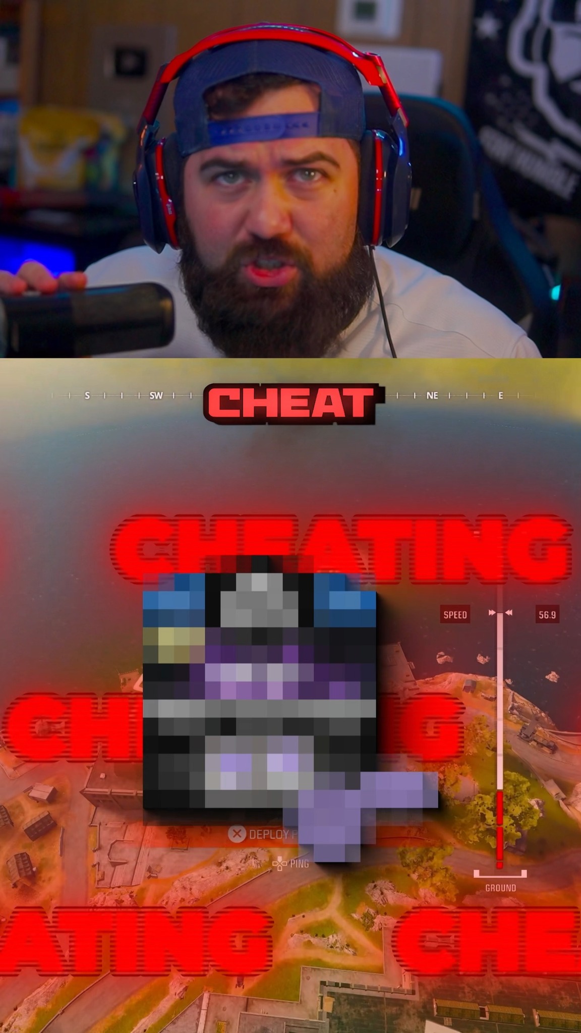 Instagram post by @cpreds_yt for KontrolFreek. Caption reads: [...] #warzone4 #gamingclips #gaming #ad....