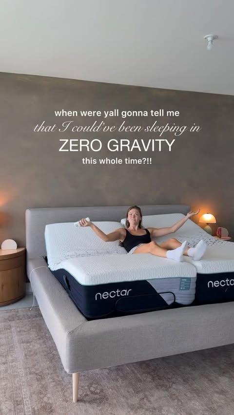 Instagram post by @kayla.ryan1 for Nectar Sleep. Caption reads: [...] having the best sleep of my LIFE with....