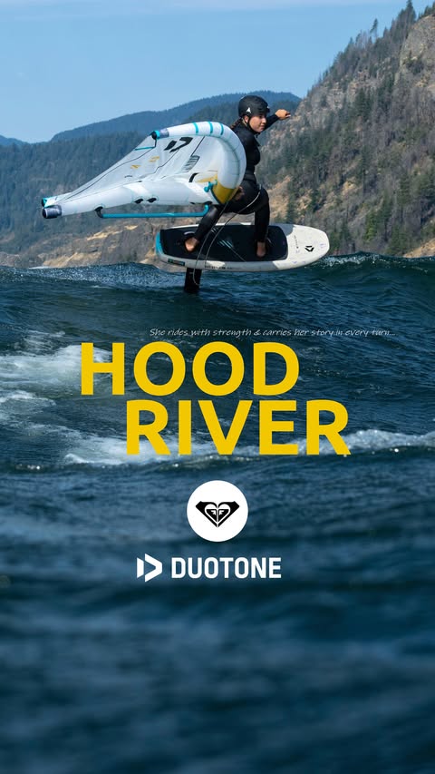 Instagram post by @niasuardiaz for ROXY. Caption reads: She rides with strength and carries her strory in....