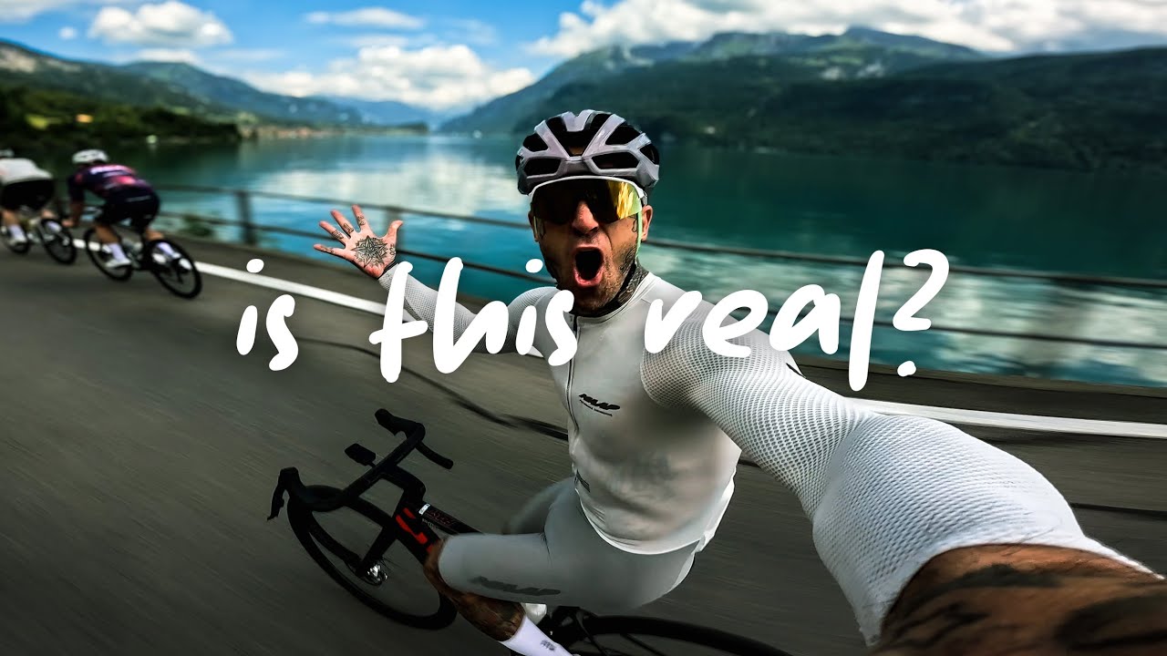 YouTube post by @TheCyclingTattooist for Styrkr. Caption reads: I JUST LANDED MY DREAM JOB!.