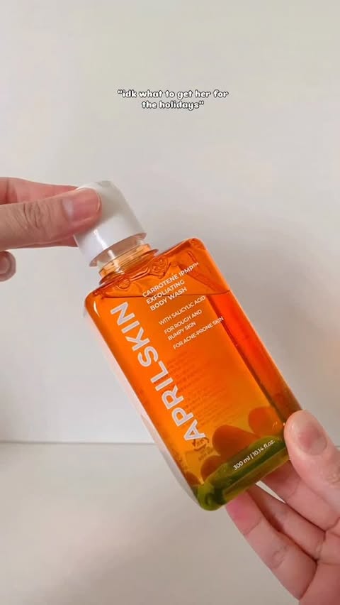 Instagram post by @thebeautyreviewer1 for APRILSKIN. Caption reads: Holiday gift challenge ❤️

Few @aprilskin_global....