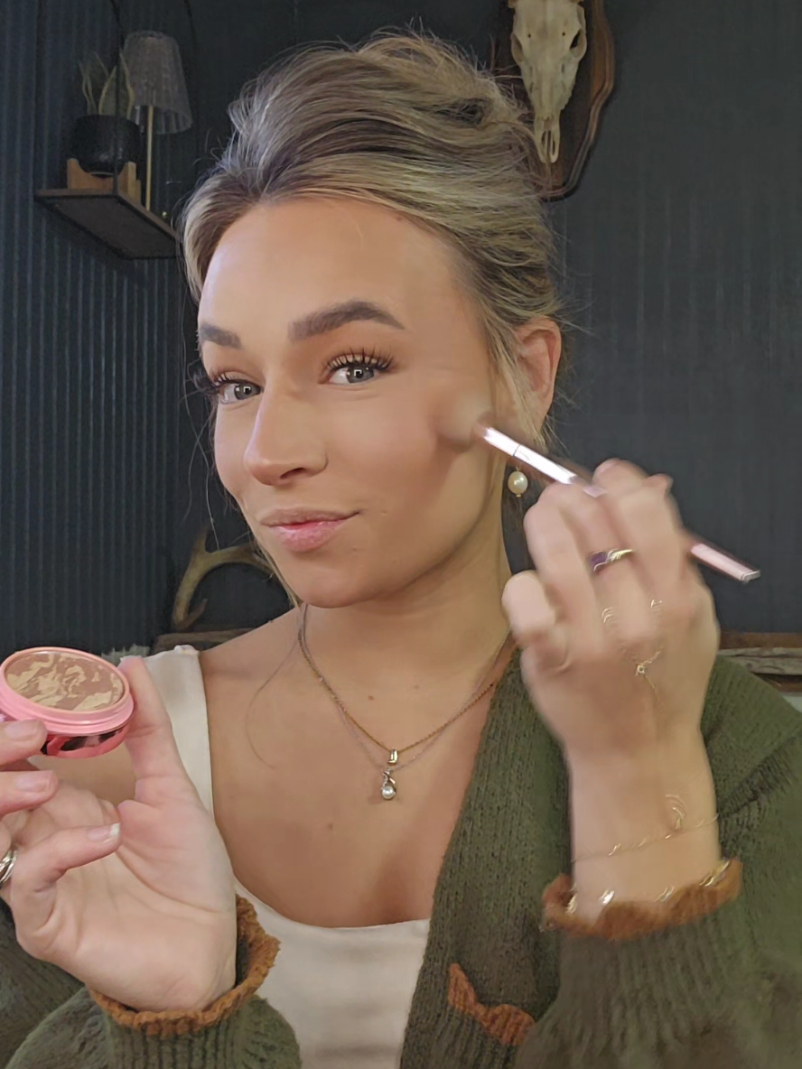 TikTok post by @_its..tori for OFRA Cosmetics. Caption reads: [...] @L’Oréal Professionnel @OFRA Cosmetics, LLC.
