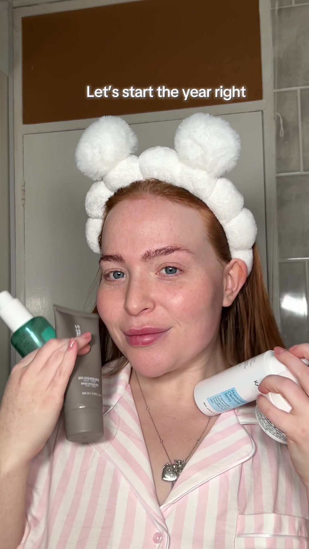 TikTok post by @caitlinlouisehughes for ISOCLEAN. Caption reads: [...] UK  @S'ABLE Labs Skincare  @Kanzen Skincare ....