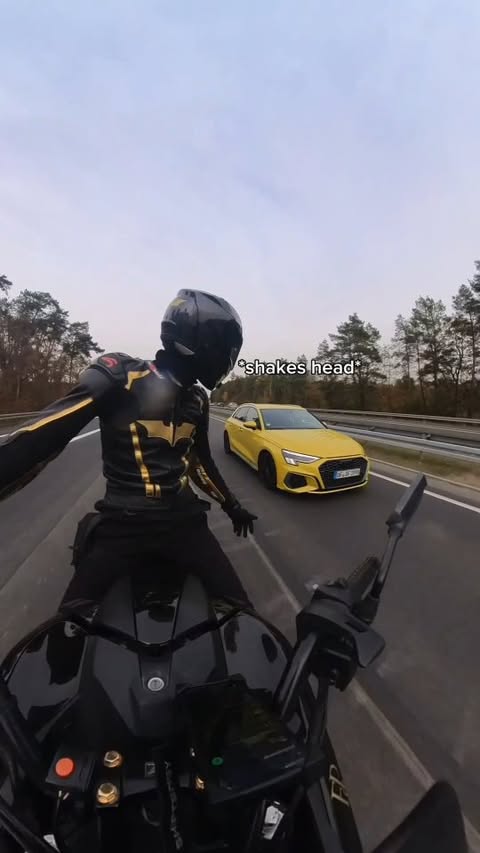 Instagram post by @the.gotham.rider for Cardo Systems. Caption reads: [...] @holysquad.official: softdrinks 🥤 -....