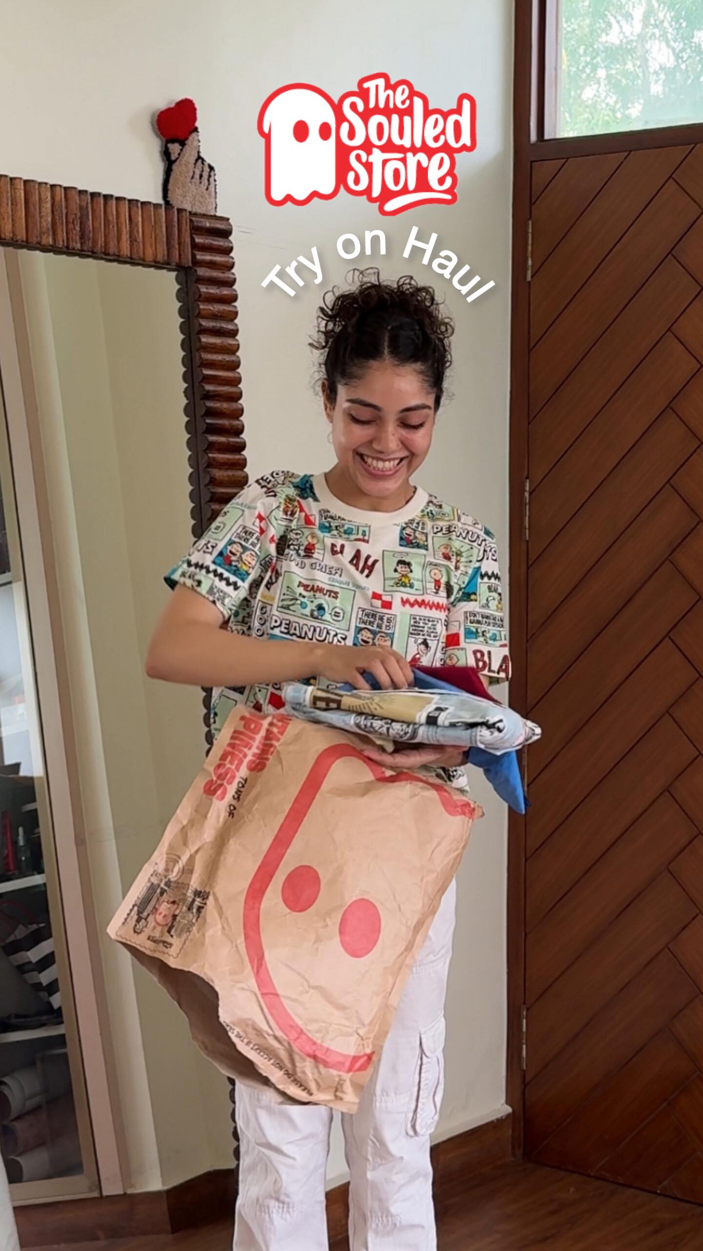 Instagram post by @skincarewithsom for The Souled Store. Caption reads: @thesouledstore you making me bankrupt bro....