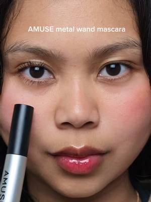 TikTok post by @yourgirlyma for AMUSE Seoul. Caption reads: Tubing mascara but make it ✨precision✨ @AMUSE....