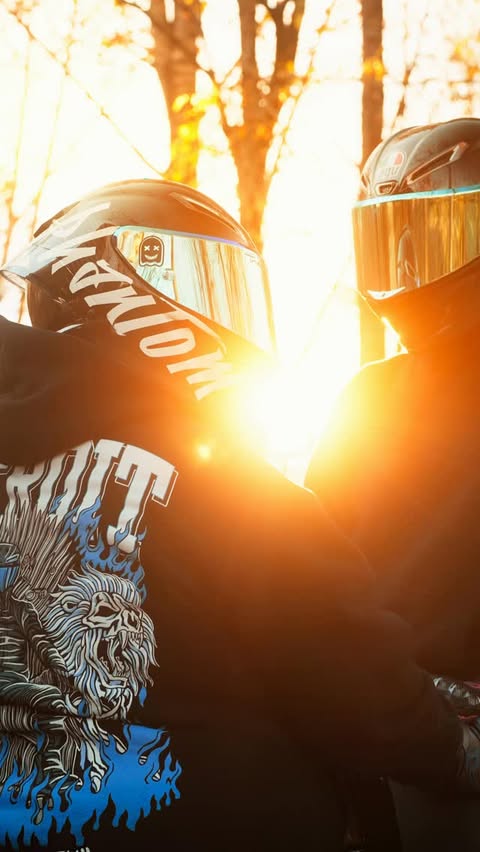 Instagram post by @phantom.racing1 for Dainese. Caption reads: Finally found my person 💙 also @bholcmedia killin....