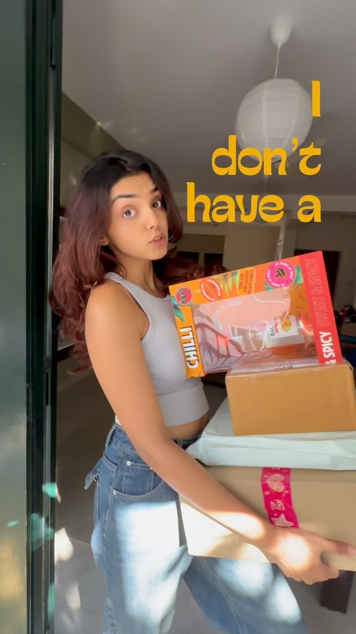 Instagram post by @malvika_pattenset for Bacardi. Caption reads: “Must be so cool to get free stuff no ?!....