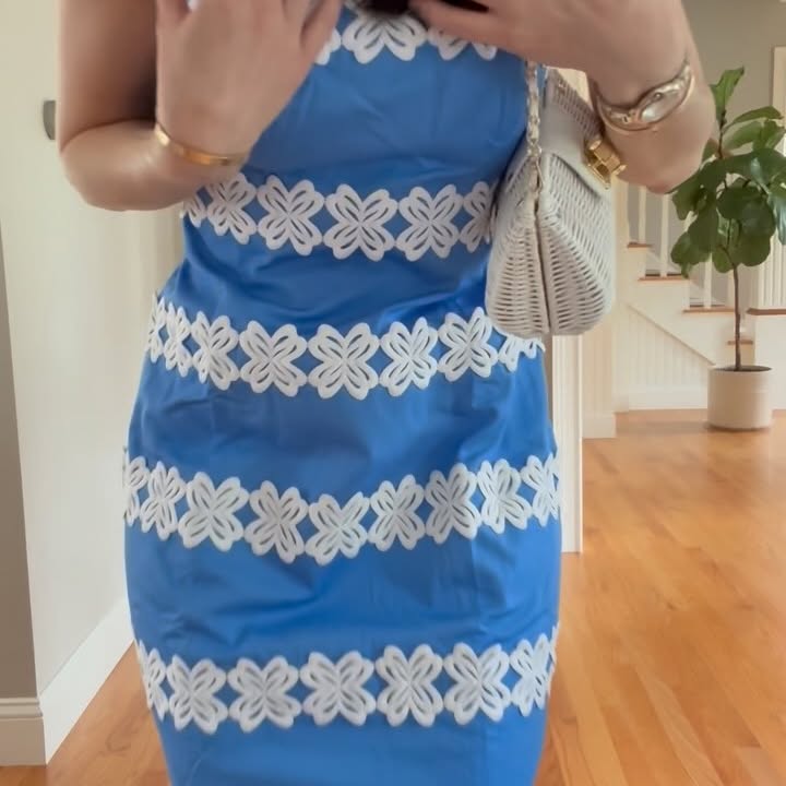 Instagram post by @cocowyse for Lilly Pulitzer. Caption reads: Wearing a size 0 in both of these....