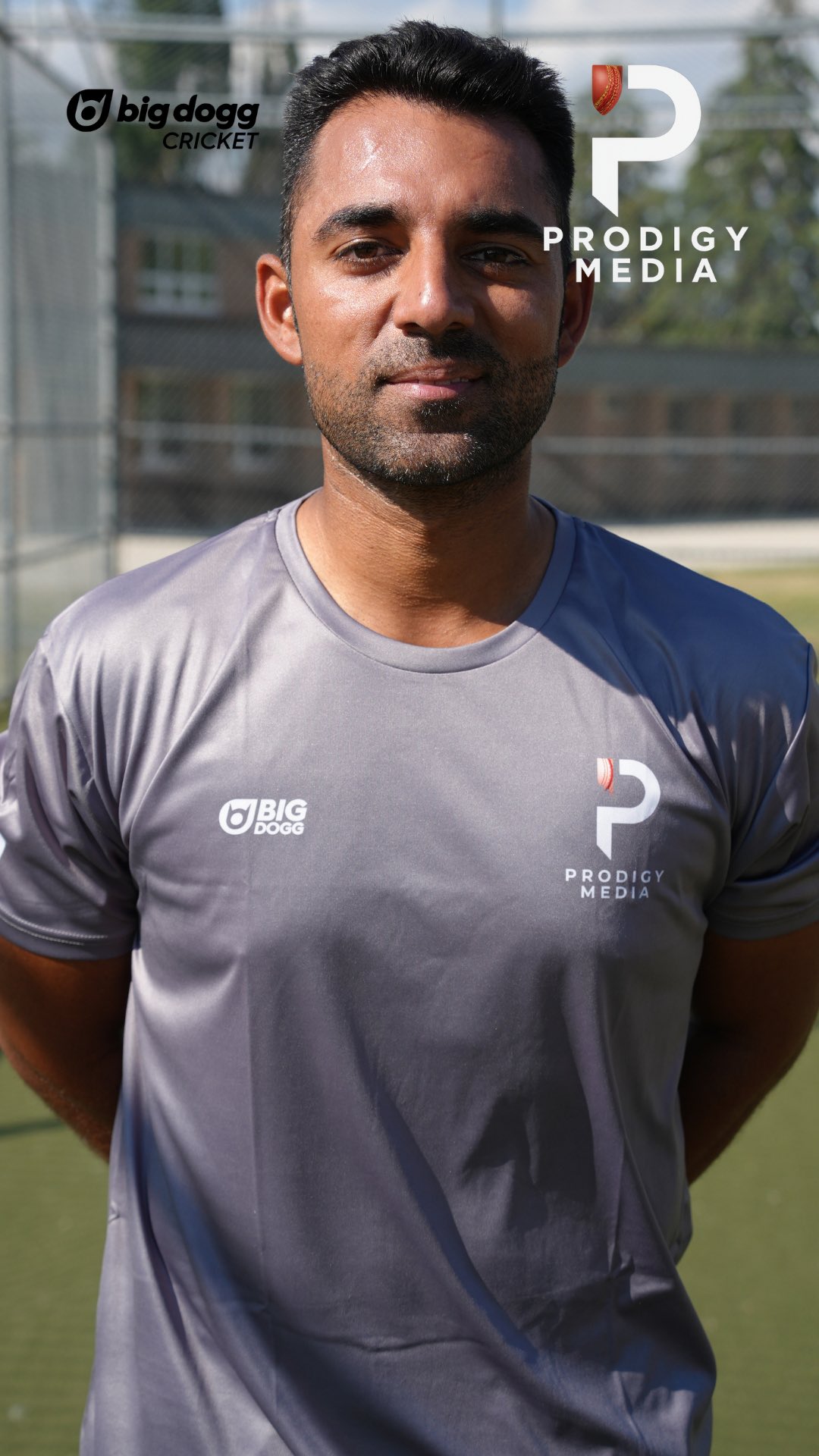 Instagram post by @saadzafar for ICC T20 World Cup. Caption reads: Saad Bin Zafar, 38 year old, Left Handed Bowling....