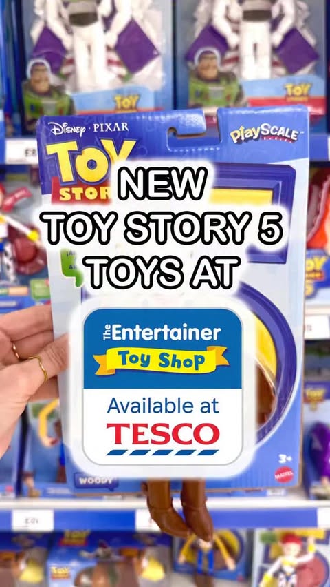 Instagram post by @ashleighmoneysaver for The Entertainer Toys. Caption reads: Ad Toy Story 5 will be here in just a few weeks,....