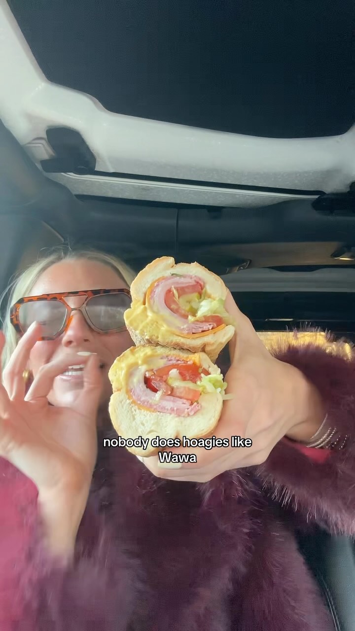 Instagram post by @popstar.katie for WAWA. Caption reads: So thankful for the $2, $4, $6 Menu at Wawa! Let....
