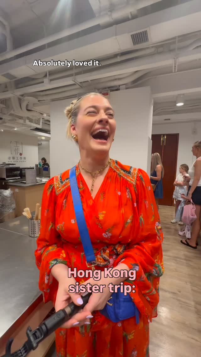 Instagram post by @hayleyxanderwatkins for Discover Hong Kong. Caption reads: ✨ Feeling so grateful for the memories we made in....