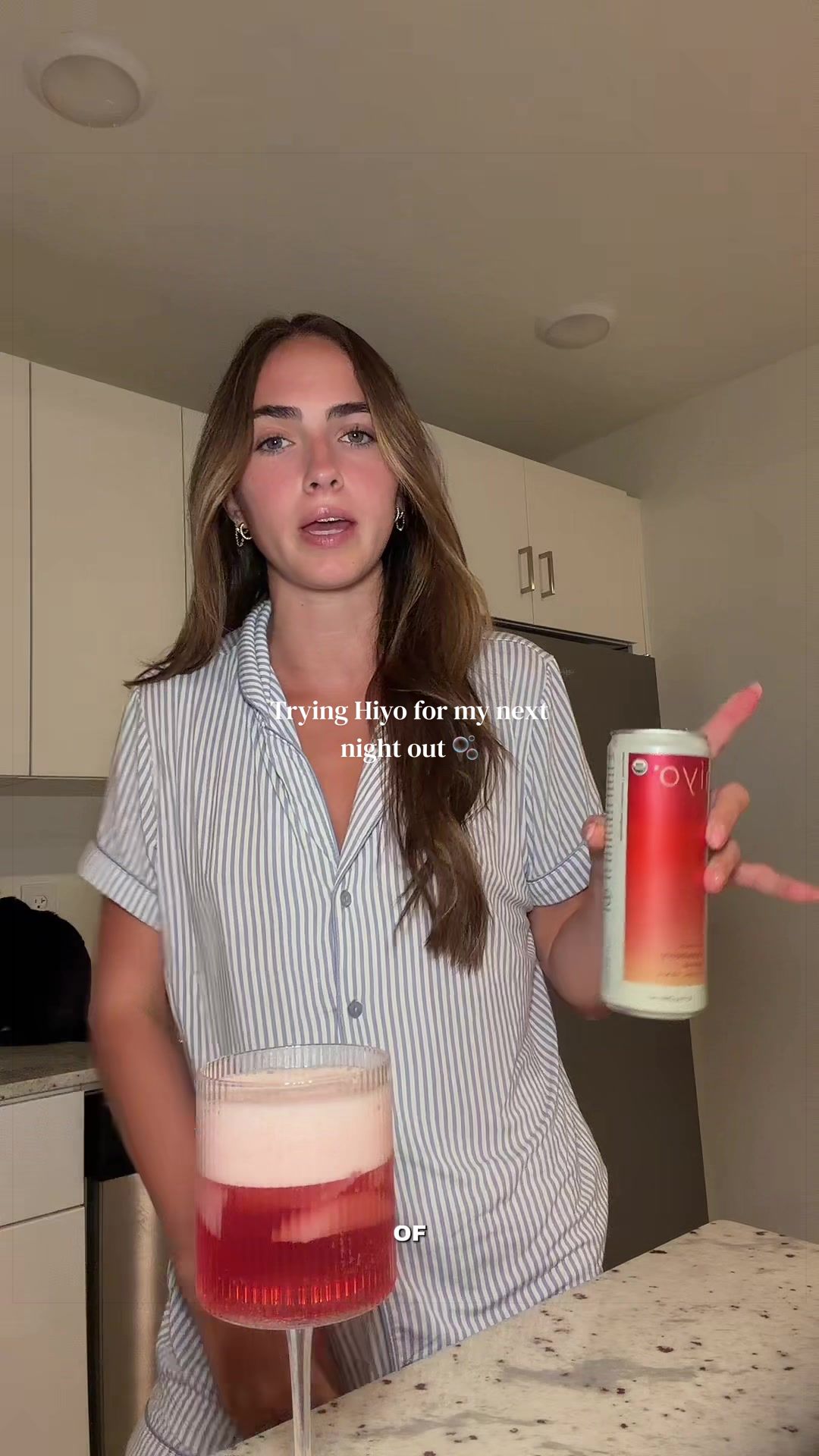 TikTok post by @presleighcramer for Hiyo. Caption reads: [...] & they all taste pretty good @drink hiyo....