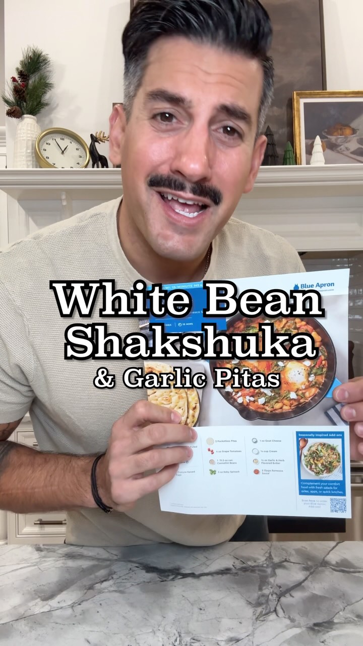 Instagram post by @jon.bouff for Blue Apron. Caption reads: Thanks to @blueapron I have peaked as a chef! Get....