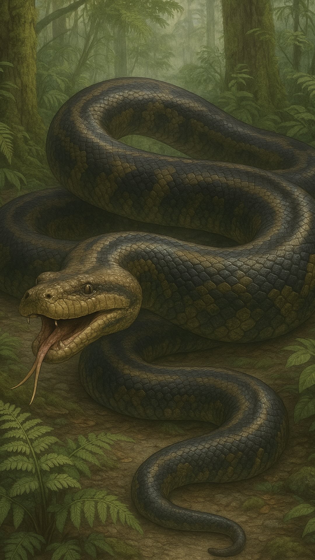 Instagram post by @smithsonianpanama for NATURE. Caption reads: Meet the BIGGEST snake that ever lived! 🐍

Dive....