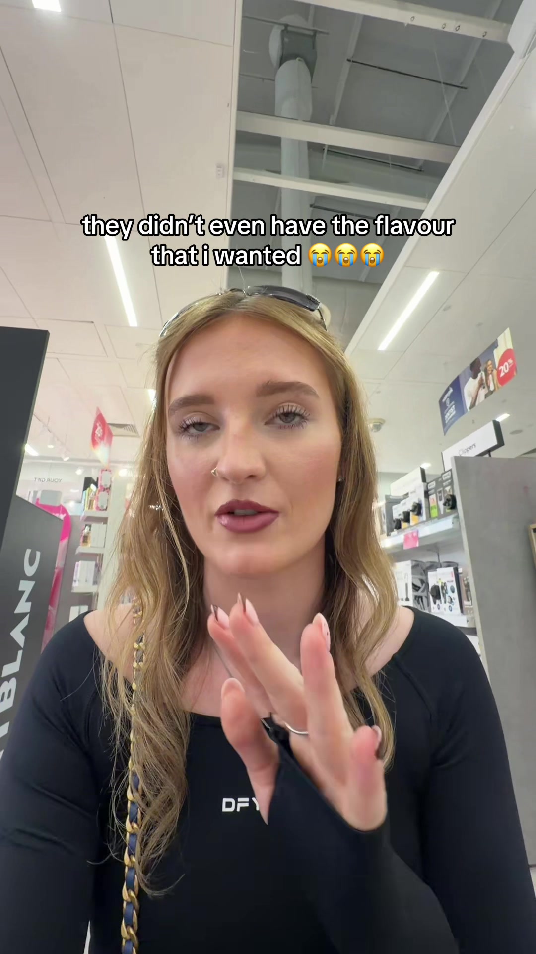 TikTok post by @roddersandnia for GHOST FRAGRANCES. Caption reads: [...] the flavour that i ACTUALLY want @Ghost....