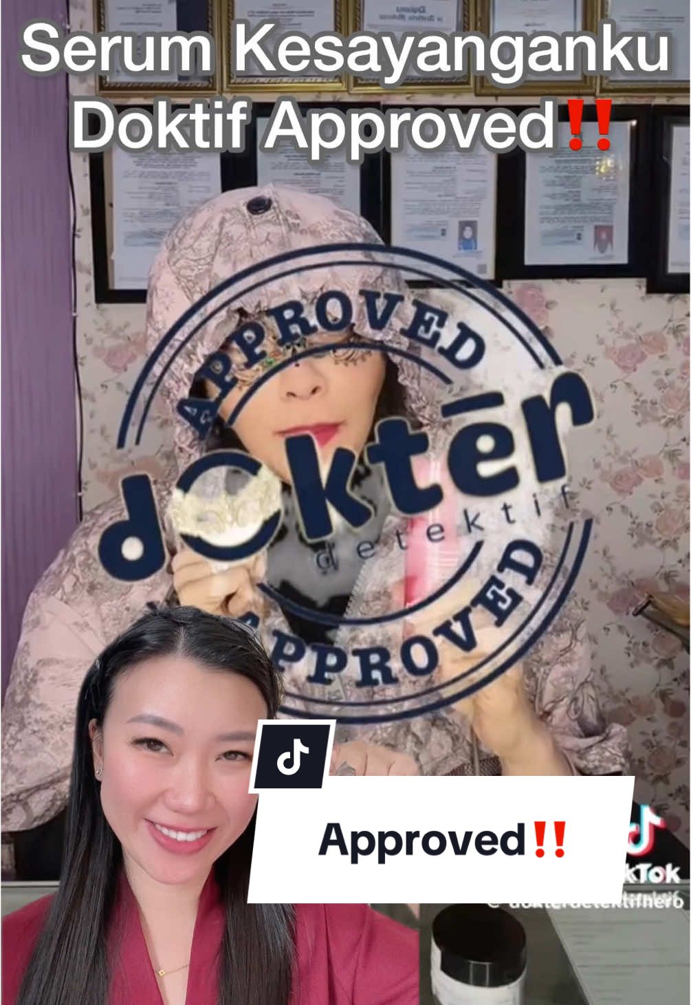 TikTok post by @richelleweisz for For Skin's Sake. Caption reads: [...] sih gak bisa berkata2 lagi 🥹❤️ @For Skin's....