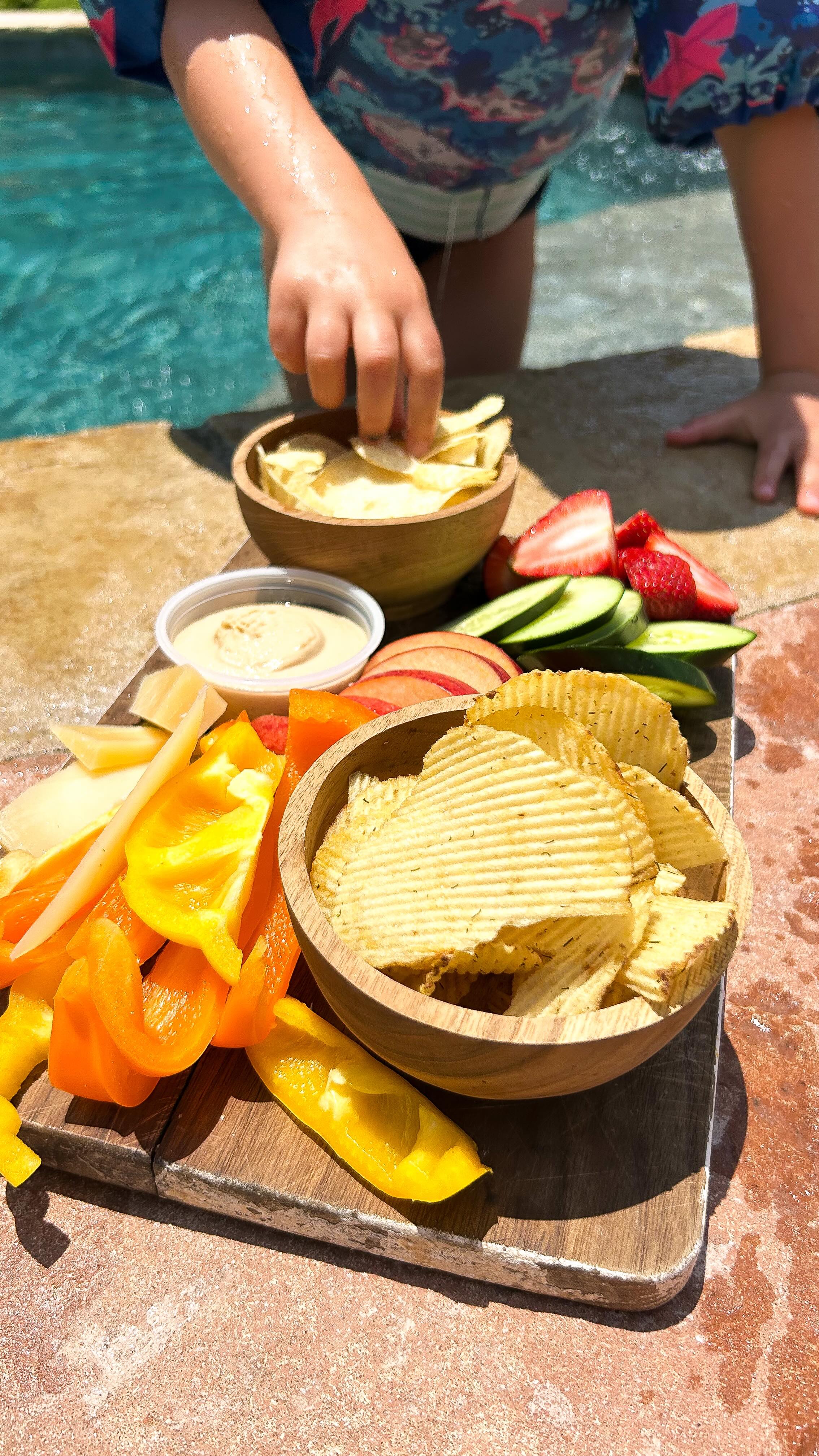 Instagram post by @xxrlilly for Utz Snacks. Caption reads: #UtzKrogerPartner Nothing beats a hot day eating....