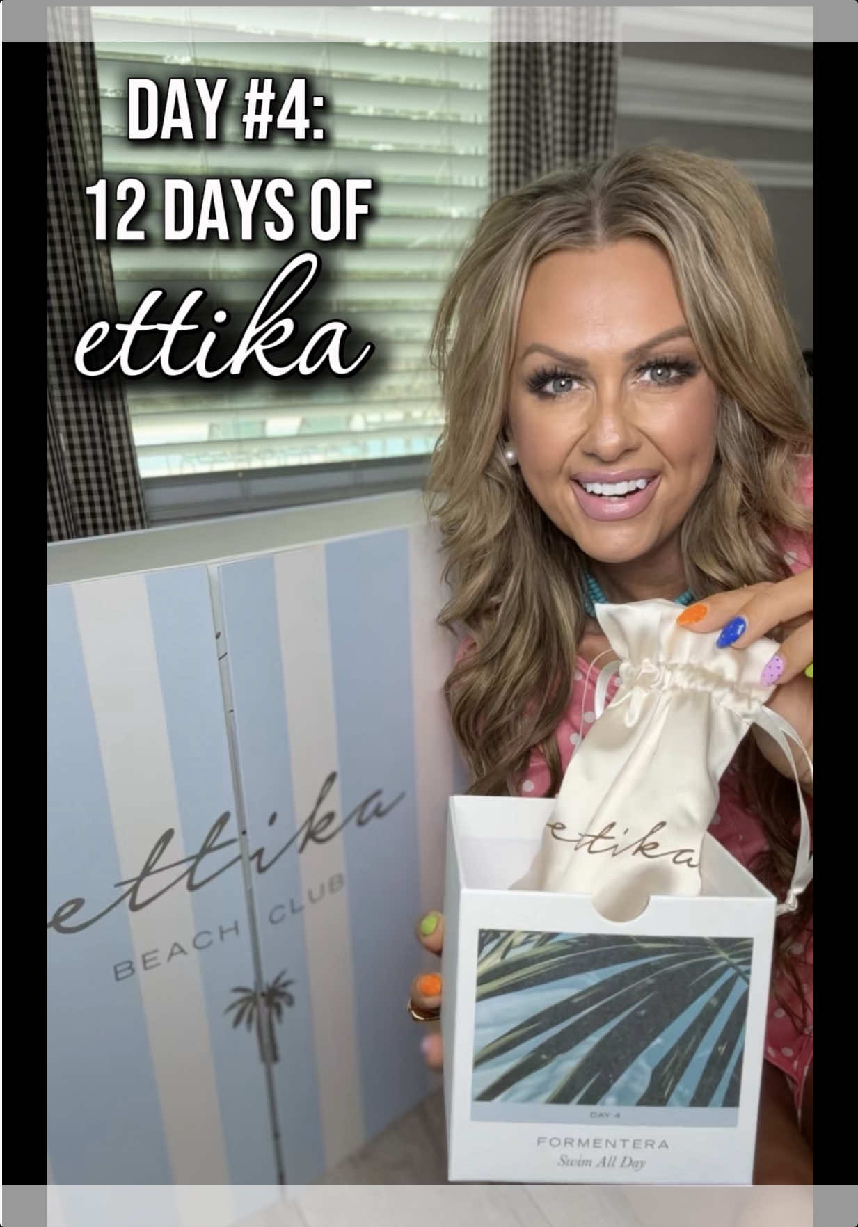 TikTok post by an influencer for Ettika. Caption reads: Day 4 of my 12 Days of Ettika journey and this one....