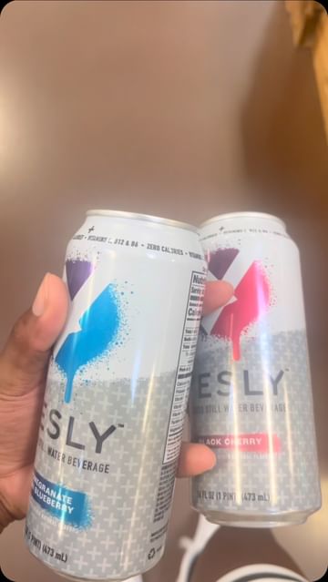 Instagram post by @isaacwright.05 for Yesly Water. Caption reads: Try @yeslywater for a limited time at your local....