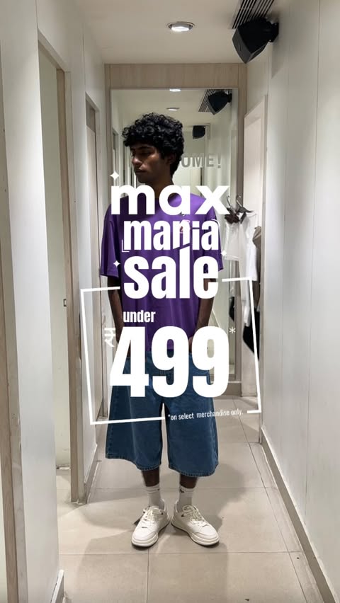Instagram post by @thowfee_k for Max Fashion. Caption reads: Max Mania Sale is on, and YES, it’s as amazing as....