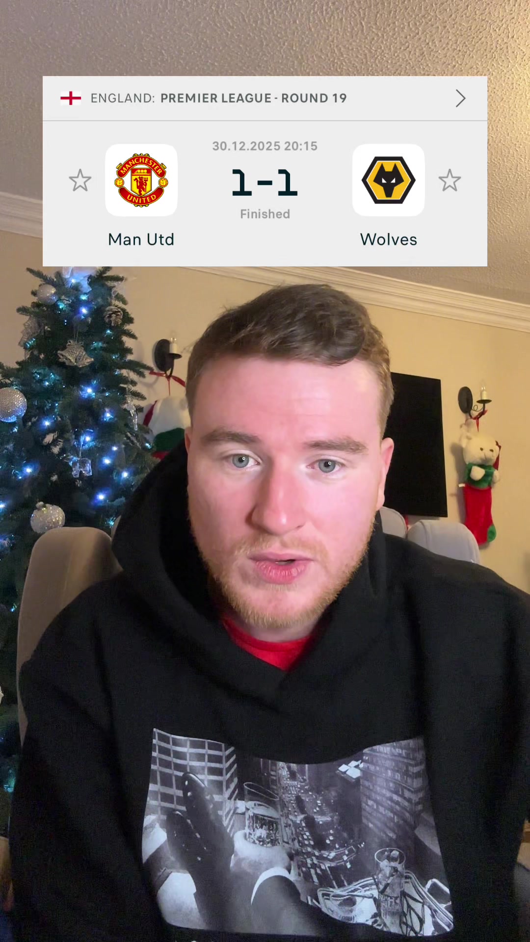 TikTok post by @jonathanmorleylfc for In Print We Trust. Caption reads: [...] team of all time” 👀🤣 Jumper from @In Print....