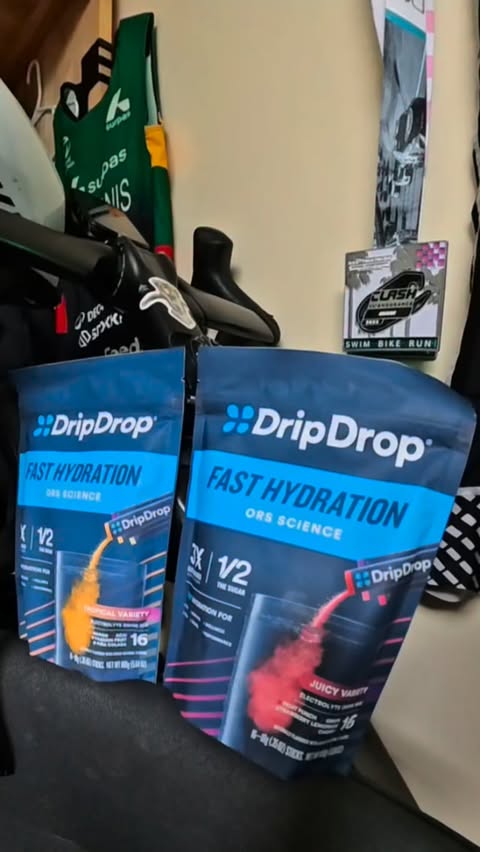 Instagram post by @oskaras.tri for Equip Foods. Caption reads: Fuel up and neber bonk again 💧 #ad....