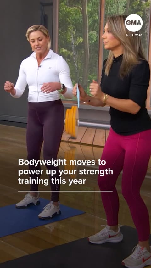 Instagram post by @ginger_zee for Good Morning America. Caption reads: Ready to crush those fitness goals?💪 Wellness pro....