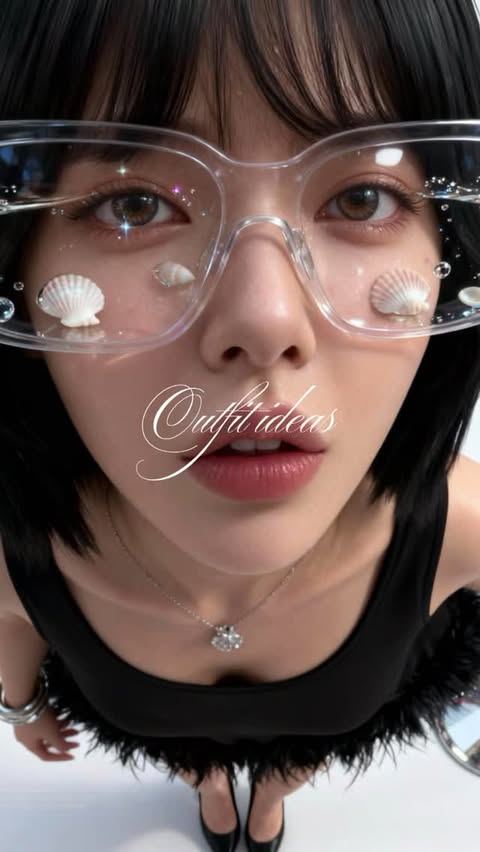 Instagram post by @gimeunbee for Missguided. Caption reads: A year-end black look, finished with....